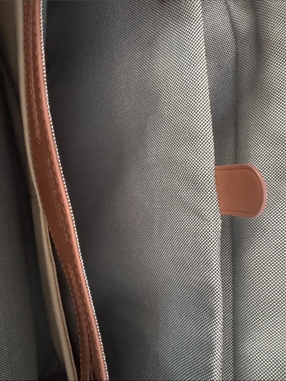 Cole Haan Beige and Brown Two-Tone Laptop Briefcase